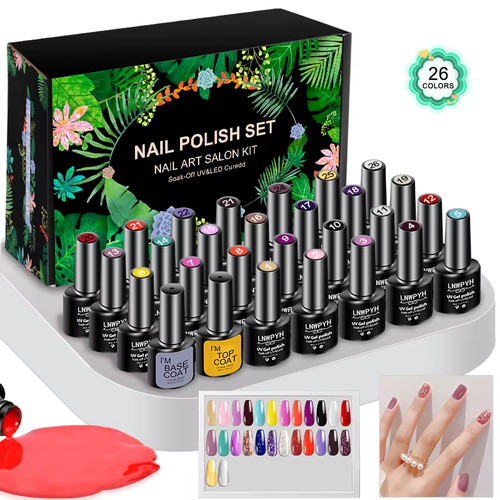 Lnwpyh gel nail polish set - nail,