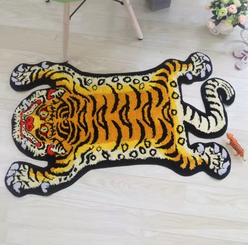 Handmade tufted tiger rug - tiger,