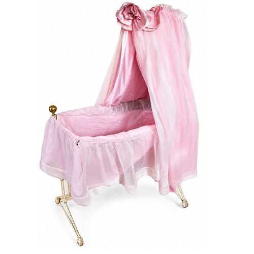 Vintage 1930s wicker crib - vintage,