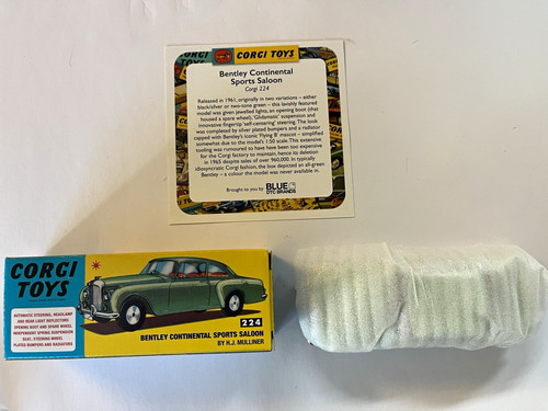 Corgi toys bentley continental - corgi,