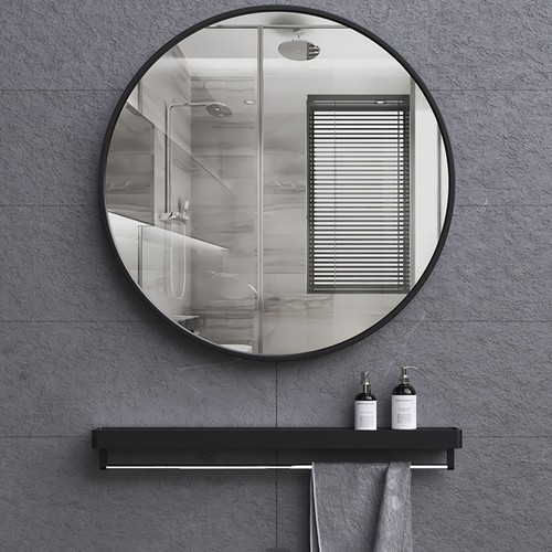 60cm round wall mounted mirror - 60cm,