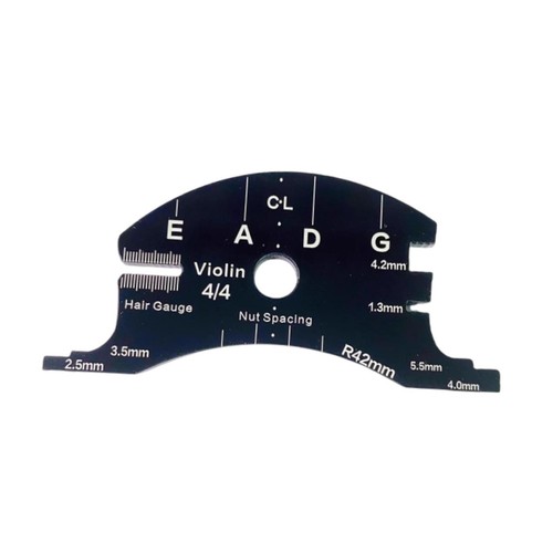Violin bridge template - 4/4,