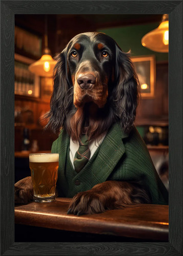 Gordon setter the pub - gordon,