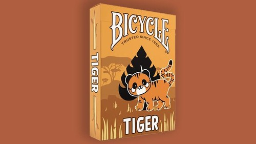 Bicycle tiger playing cards - playing, by