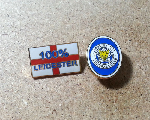 Leicester city enamel - leicester, football