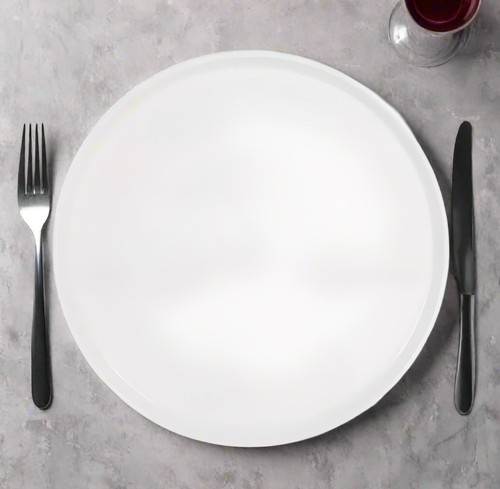 Large stoneware pizza plate - stoneware,