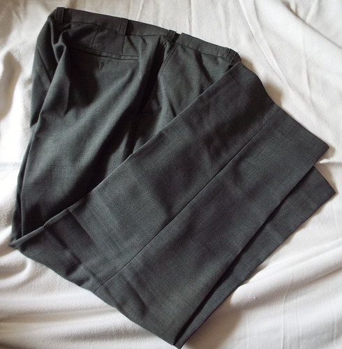 Meyer stretch grey trousers - grey,