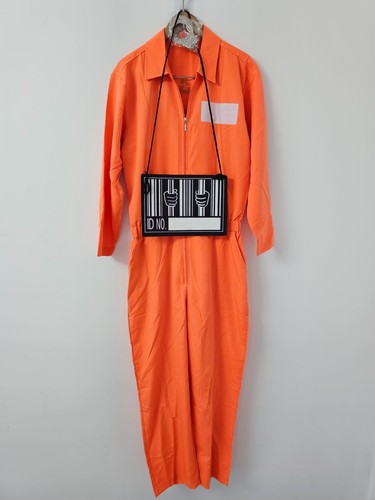 Convict prison jumpsuit - prison, orange