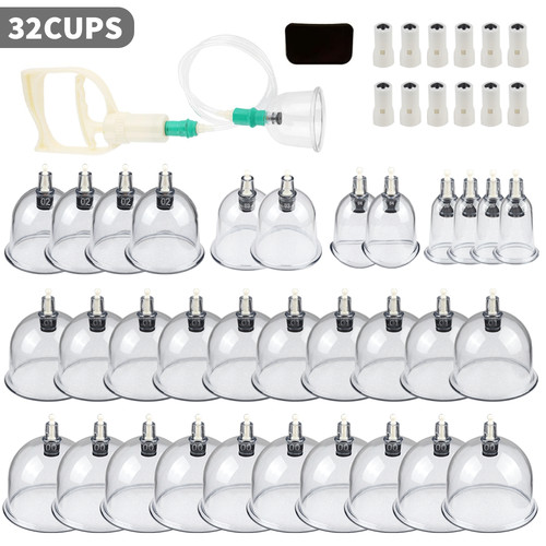 32pcs cupping vacuum massage - cupping,
