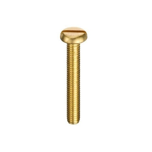 Solid brass slotted - solid, head