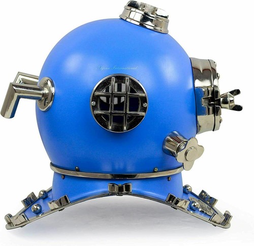 Blue chrome scuba divers - &,