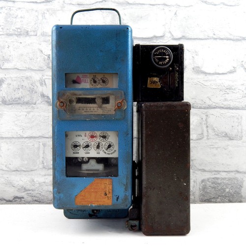 Vintage electricity meter - vintage,