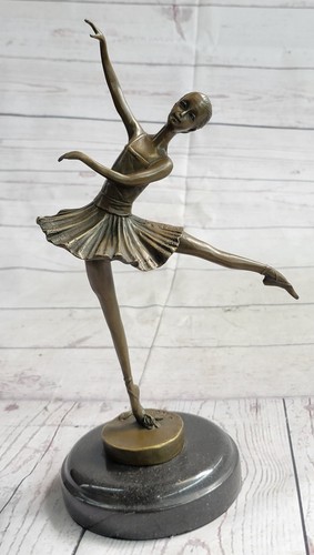 Ballerina bronze sculpture art - ballerina,