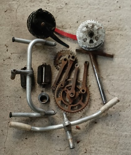 Vintage tandem parts chainset - vintage,