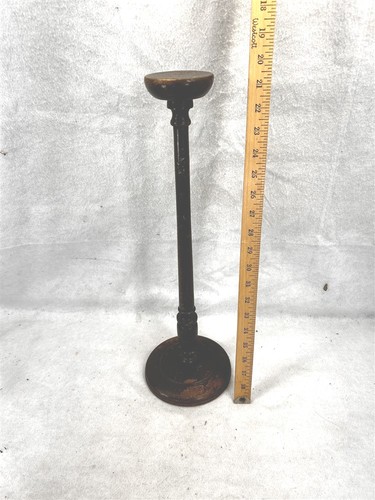 Antique wig hat stand turned - antique,