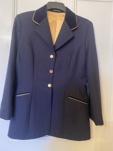 Ladies navy and gold show - gold,