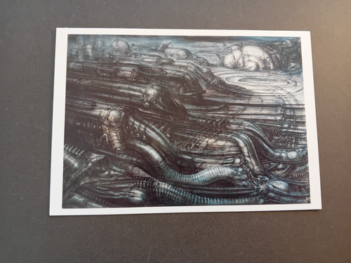 Giger art postcard - giger,