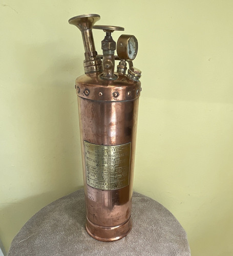 Vintage copper and - , fire