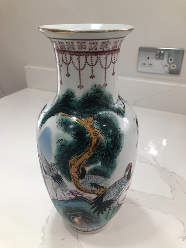 Vintage chinese ceramic vase - chinese,