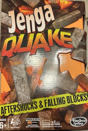Hasbro jenga quake - quake, game