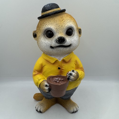 Meerkat garden statue - meerkat,