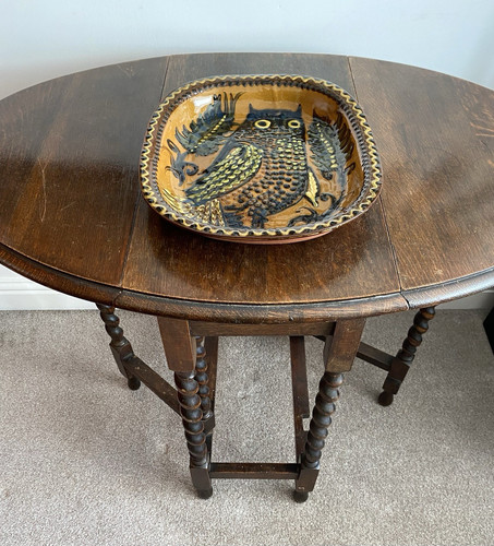 Antique small oak barley - oak,