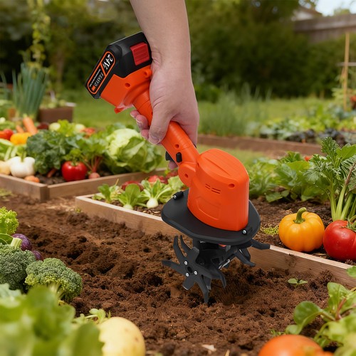 Cordless tiller cultivator - cordless,