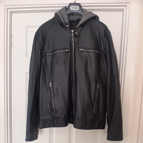 Men guess black genuine - men's,
