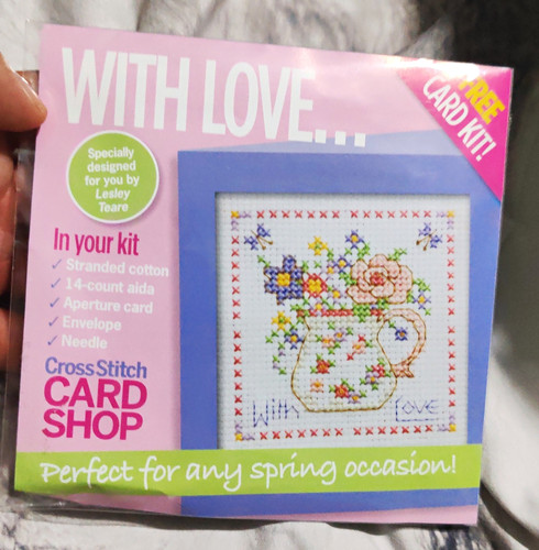 Cross stitch card shop - cross,