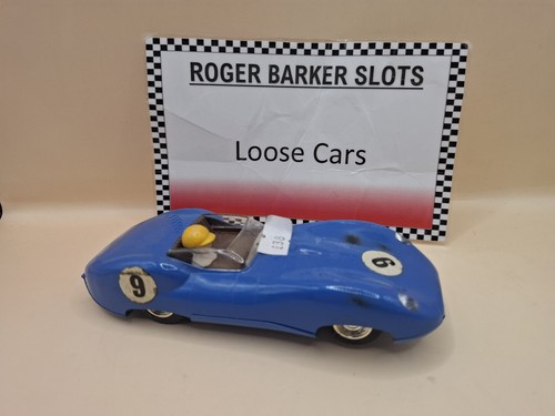 Scalextric lister jaguar blue - scalextric,