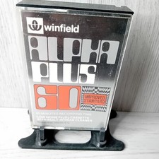 WINFIELD ALPHA PLUS 60 CASSETTE TAPE USED BLANK - RARE RETRO VINTAGE