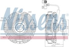 Fan clutch For DAF XF SERIES