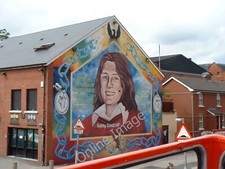 Photo 6x4 Bobby Sands Mural Springfield/J3174 Probably the most photogra c2005
