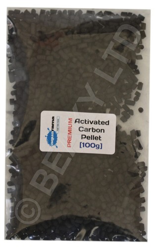 Activated carbon pellet - activated, "pellet"