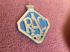 VINTAGE CAR BADGE. ( RAC, Type