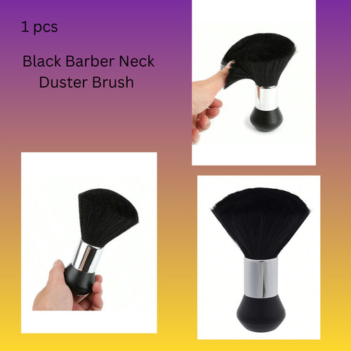 Black barber neck - black, duster