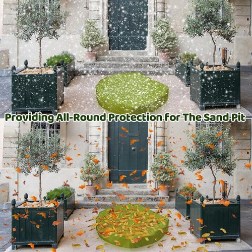 Sand pit cover green - pit,