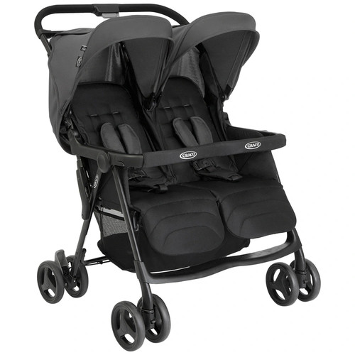 Double pram baby and - baby, toddler