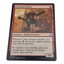 Frenzied Goblin U 0199 MTG Magic The Gathering Foundations Card 2024