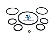 AQUALISA O RING SEAL KIT- BLACK & ORANGE A2 QUARTZ SHOWER PUMP SEALS (PUMPED)