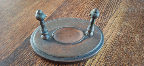Antique metal stand unsure - metal, of