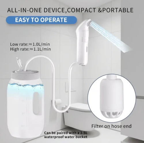 Portable bidet sprayer travel - portable,
