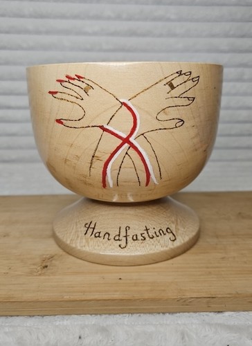 Handfasting wooden bowl - handfasting,
