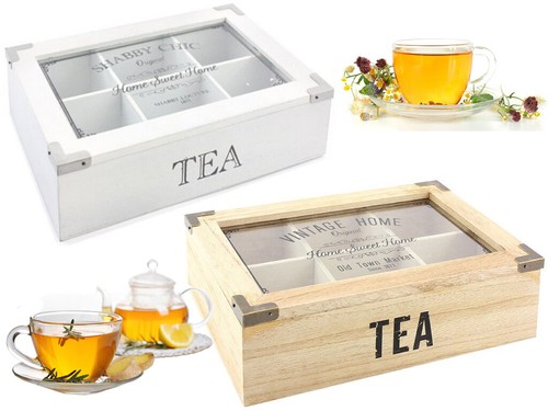 Vintage shabby chic wooden - chic, tea
