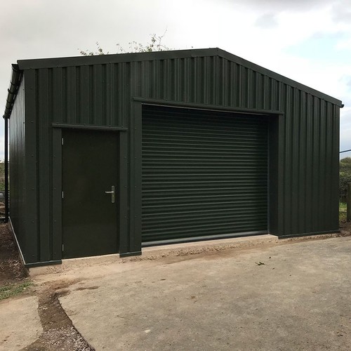 Steel building wide 8m - 6m,