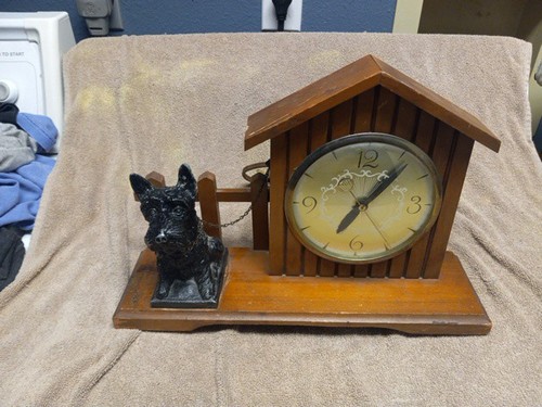 Vintage wooden scottie dog - vintage,