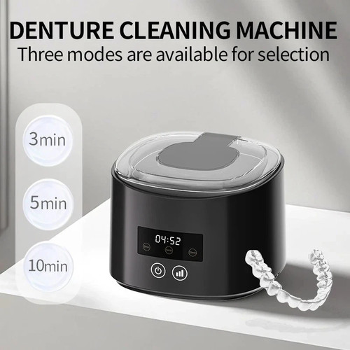 Ultrasonic retainer cleaner - retainer, uv