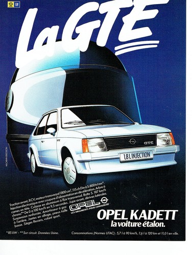Advertising 078 1983 opel - advertising,