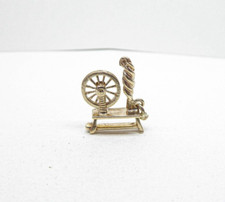 9ct Gold Charm Spinning Wheel