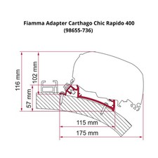 Fiamma Adapter Carthago Chic